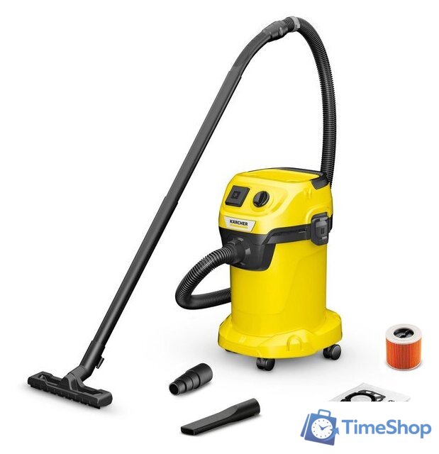 Пылесос Karcher WD 3 P V-19/4/20 1.628-176.0 - Изображение №1 — Интернет-магазин Time-Shop