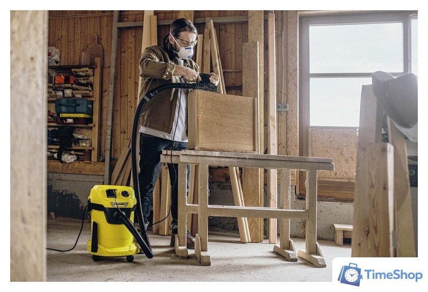 Пылесос Karcher WD 3 P V-19/4/20 1.628-176.0 - Изображение №6 — Интернет-магазин Time-Shop