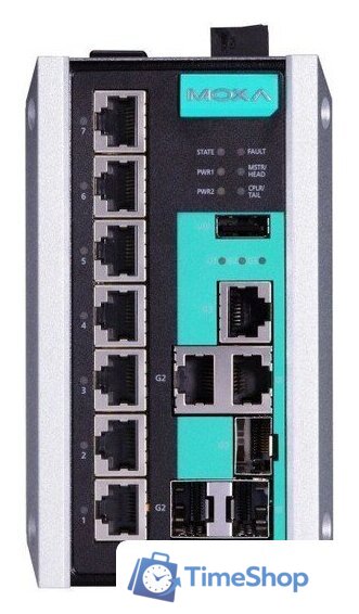 Управляемый коммутатор 2-го уровня Moxa EDS-510E-3GTXSFP-T - Изображение №2 — Интернет-магазин Time-Shop