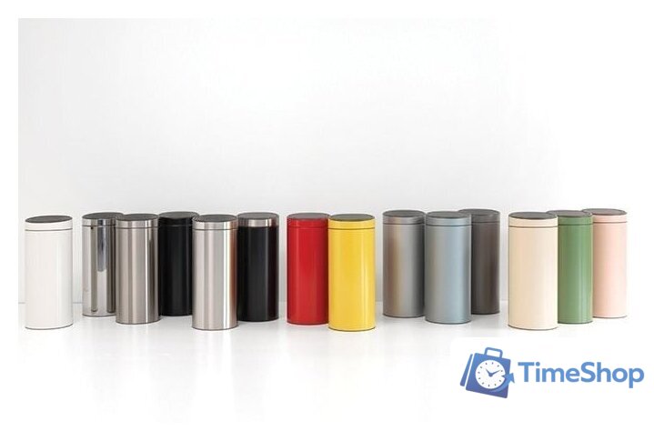 Мусорное ведро Brabantia Touch Bin New 30 л (миндальный) - Изображение №4 — Интернет-магазин Time-Shop