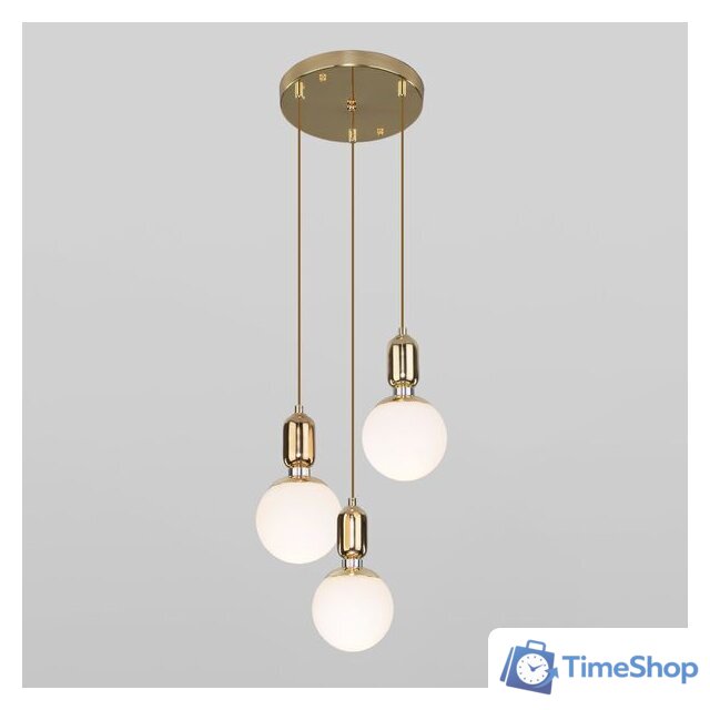 Подвесная люстра Евросвет Bubble 50151/3 (золото) - Изображение №2 — Интернет-магазин Time-Shop