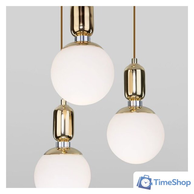 Подвесная люстра Евросвет Bubble 50151/3 (золото) - Изображение №3 — Интернет-магазин Time-Shop