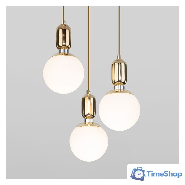 Подвесная люстра Евросвет Bubble 50151/3 (золото) - Изображение №1 — Интернет-магазин Time-Shop