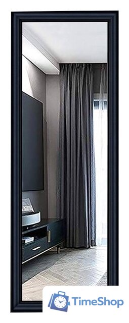 Зеркало Декарт Настенное в раме 8Л3698 (черный) - Изображение №1 — Интернет-магазин Time-Shop