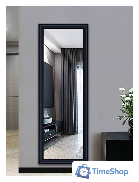 Зеркало Декарт Настенное в раме 8Л3698 (черный) - Изображение №2 — Интернет-магазин Time-Shop