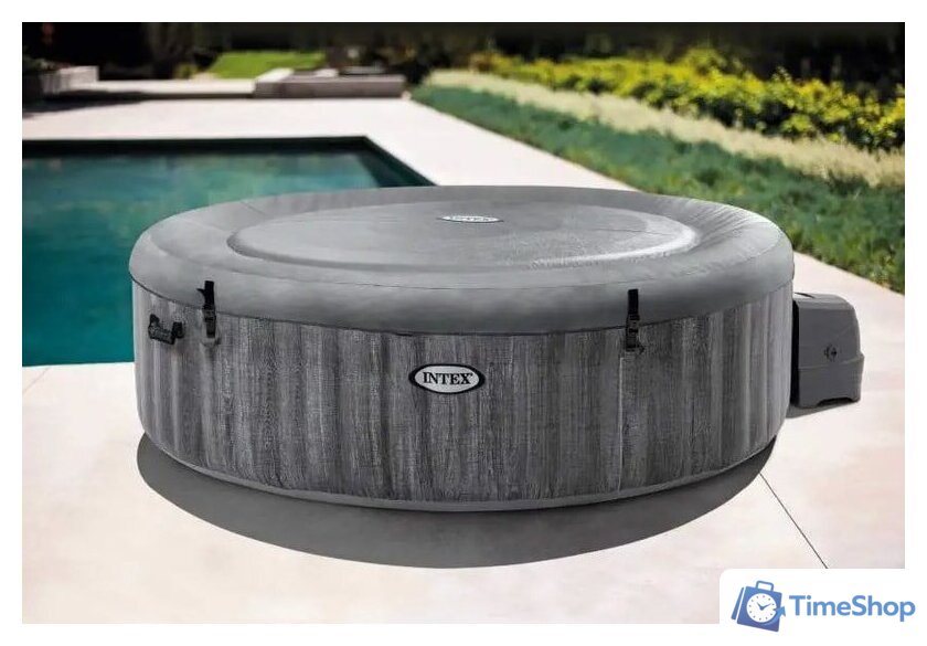 Надувной бассейн Intex Bubble Massage Deluxe 28442 (216x71) с джакузи - Изображение №4 — Интернет-магазин Time-Shop