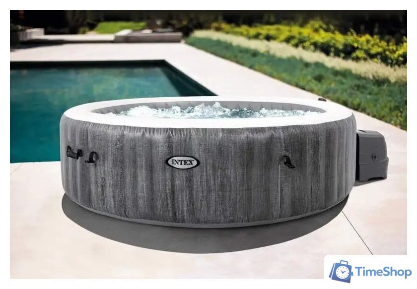Надувной бассейн Intex Bubble Massage Deluxe 28442 (216x71) с джакузи - Изображение №3 — Интернет-магазин Time-Shop