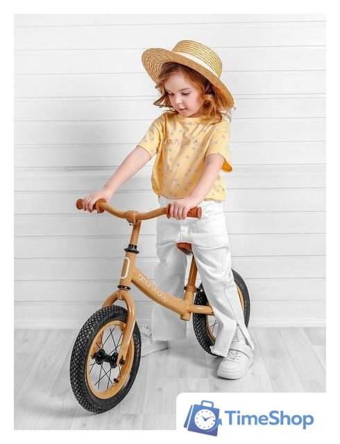 Беговел Amarobaby Road Racer (коричневый) - Изображение №3 — Интернет-магазин Time-Shop