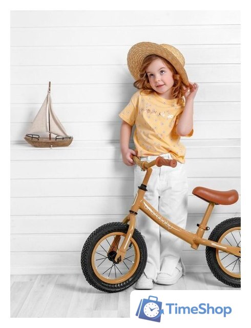 Беговел Amarobaby Road Racer (коричневый) - Изображение №2 — Интернет-магазин Time-Shop