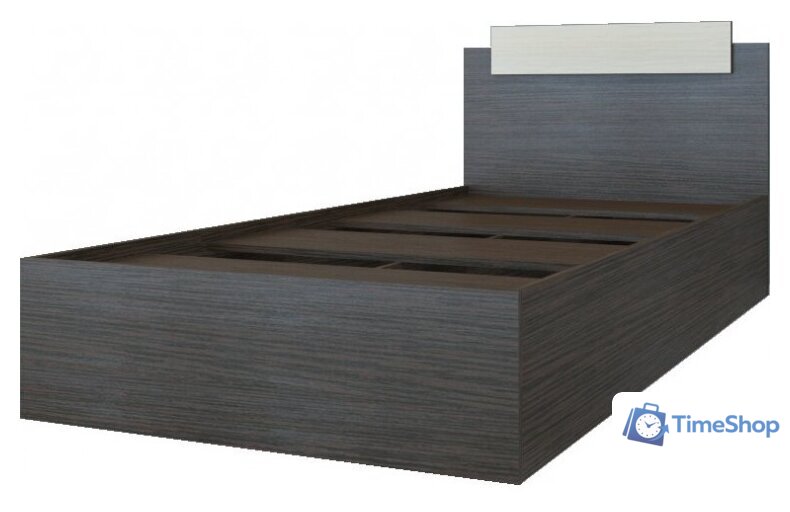 Кровать Памир София 900 (венге/дуб белфорт) - Изображение №1 — Интернет-магазин Time-Shop
