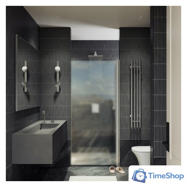 Душевая дверь MaybahGlass 198x60 MGD-802-5 (сатин стекло/хром матовый) - Изображение №5 — Интернет-магазин Time-Shop