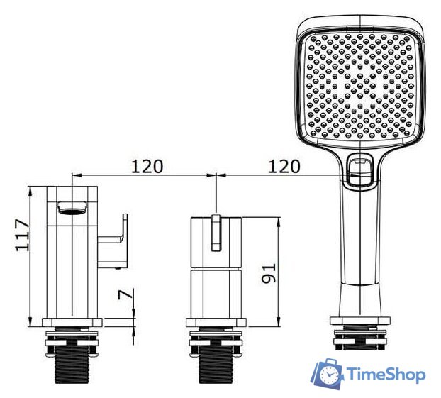 Смеситель Ganzer GZ12133-S - Изображение №2 — Интернет-магазин Time-Shop