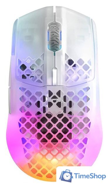 Игровая мышь SteelSeries Aerox 3 Wireless 2022 Edition Ghost - Изображение №1 — Интернет-магазин Time-Shop