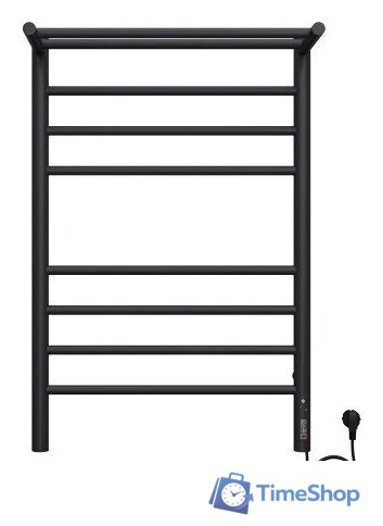 Полотенцесушитель TERMINUS Аврора КС П8 500x800 с полкой quick touch (RAL9005 матовый) - Изображение №1 — Интернет-магазин Time-Shop