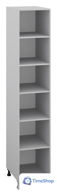 Шкаф напольный Кортекс-мебель Корнелия Лира НШП40 (антрацит) - Изображение №3 — Интернет-магазин Time-Shop