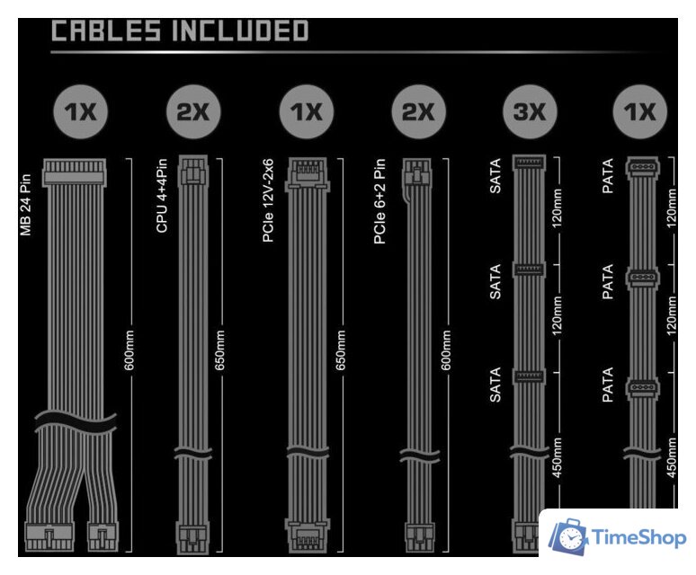 Блок питания ASRock Steel Legend 750W SL-750G - Изображение №7 — Интернет-магазин Time-Shop