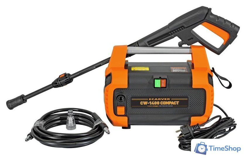 Мойка высокого давления Carver CW-1400 Compact - Изображение №2 — Интернет-магазин Time-Shop