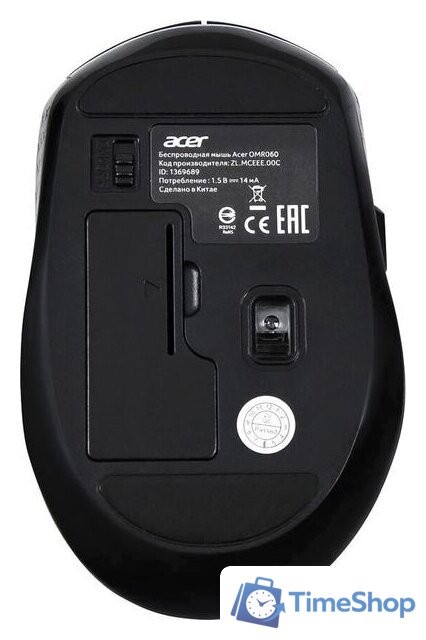 Мышь Acer OMR060 - Изображение №6 — Интернет-магазин Time-Shop