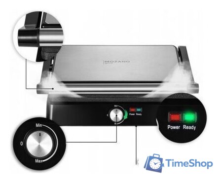 Электрогриль Mozano GR-001 - Изображение №5 — Интернет-магазин Time-Shop