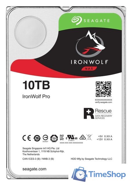 Жесткий диск Seagate IronWolf Pro 10TB ST10000NE0008 - Изображение №2 — Интернет-магазин Time-Shop