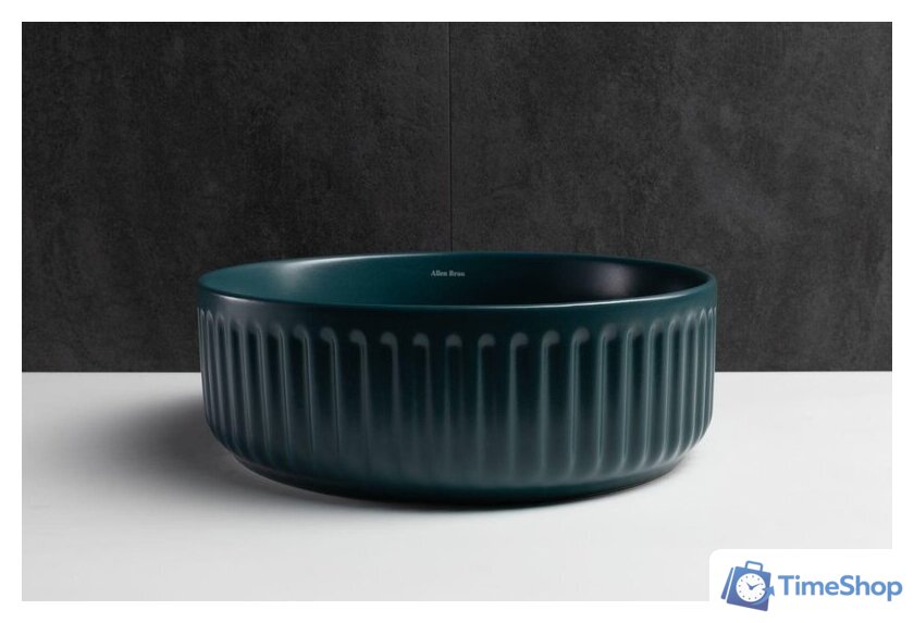 Умывальник Allen Brau Fantasy Line 36 4.11032.PT петроль - Изображение №4 — Интернет-магазин Time-Shop