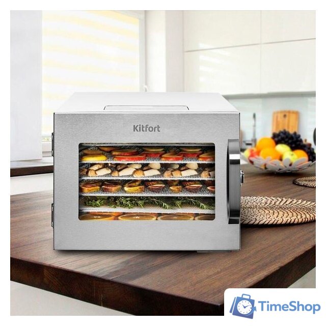 Сушилка для овощей и фруктов Kitfort KT-1917 - Изображение №6 — Интернет-магазин Time-Shop