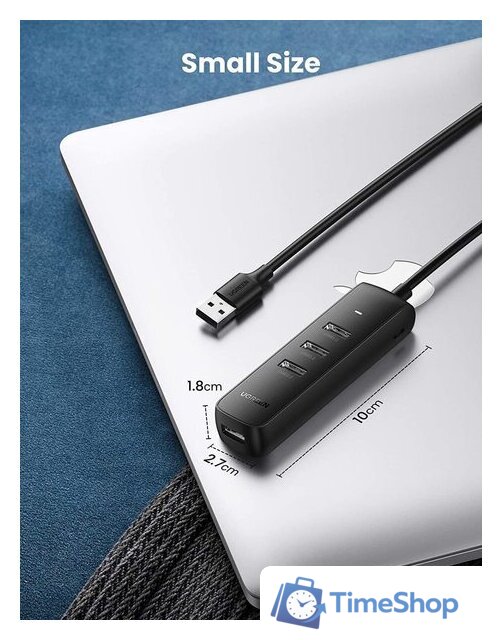 USB-хаб Ugreen CM416 80657 - Изображение №5 — Интернет-магазин Time-Shop