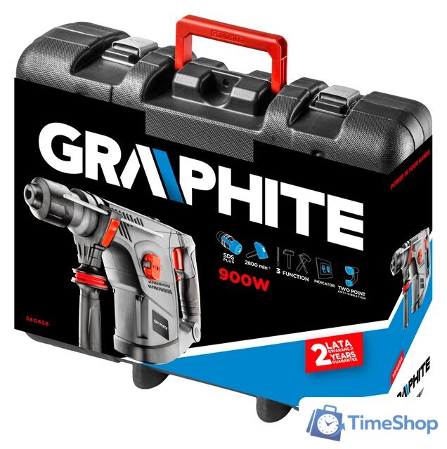 Перфоратор GRAPHITE 58G858 - Изображение №4 — Интернет-магазин Time-Shop