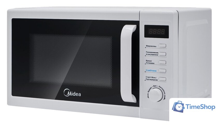 Микроволновая печь Midea AM820CUK-W - Изображение №2 — Интернет-магазин Time-Shop