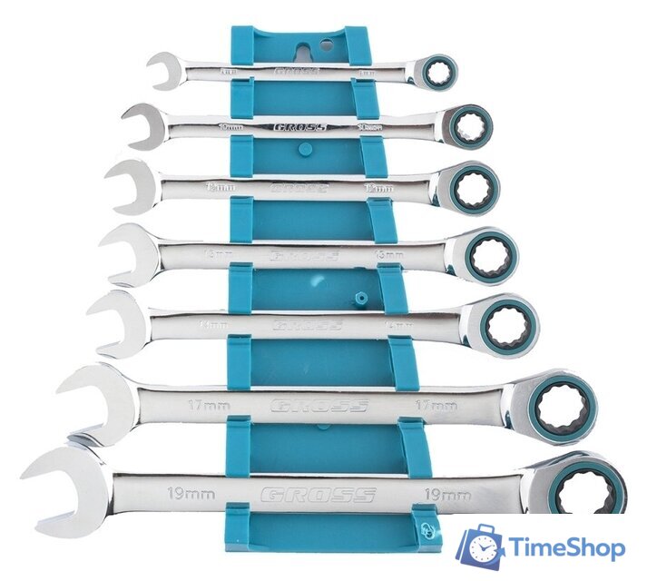 Набор ключей GROSS 14890 (7 предметов) - Изображение №2 — Интернет-магазин Time-Shop
