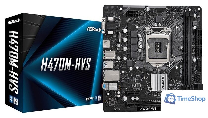 Материнская плата ASRock H470M-HVS - Изображение №5 — Интернет-магазин Time-Shop