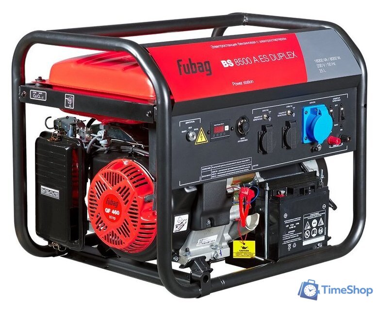 Бензиновый генератор Fubag BS 8500 A ES Duplex (с коннектором автоматики) - Изображение №1 — Интернет-магазин Time-Shop