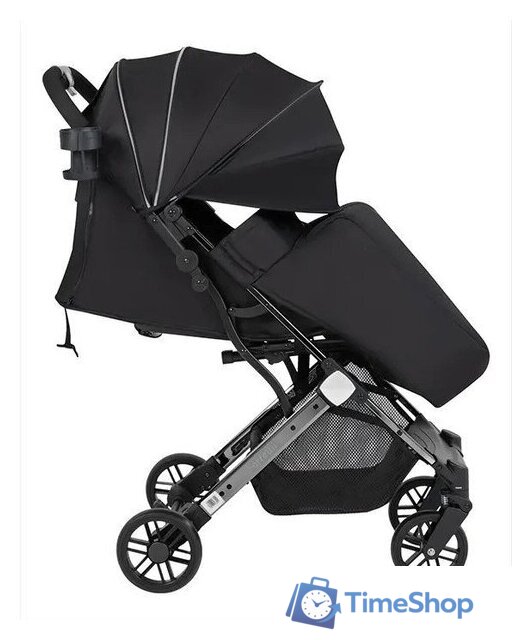 Коляска прогулочная «книга» Farfello Comfy Go Comfort CG-301 (абсолютно черный) - Изображение №2 — Интернет-магазин Time-Shop