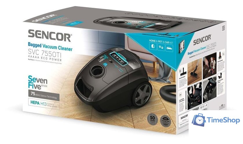 Пылесос Sencor SVC 7550TI - Изображение №2 — Интернет-магазин Time-Shop