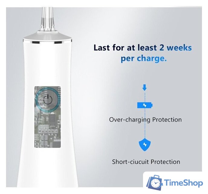 Ирригатор  Seago SG-8001 (белый) - Изображение №10 — Интернет-магазин Time-Shop