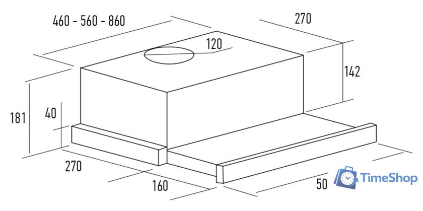 Кухонная вытяжка KUPPERSBERG SLIMLUX II 60 C - Изображение №4 — Интернет-магазин Time-Shop