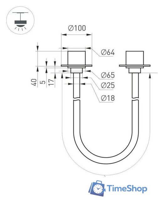 Подвесная люстра Arlight SP-Tropic-Built-Trimless-R18-L2500-36W Day4000 043375 - Изображение №2 — Интернет-магазин Time-Shop