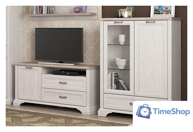 Тумба Anrex Monako RTV 1D2SN (сосна винтаж/дуб анкона) - Изображение №11 — Интернет-магазин Time-Shop