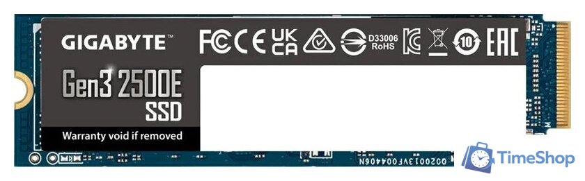SSD Gigabyte Gen3 2500E 2TB G325E2TB - Изображение №1 — Интернет-магазин Time-Shop