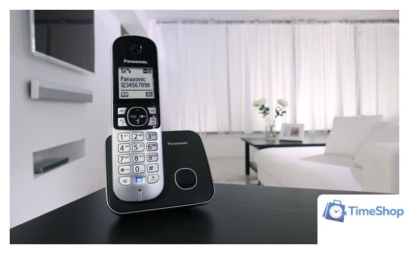 Радиотелефон Panasonic KX-TG6811UAB - Изображение №10 — Интернет-магазин Time-Shop