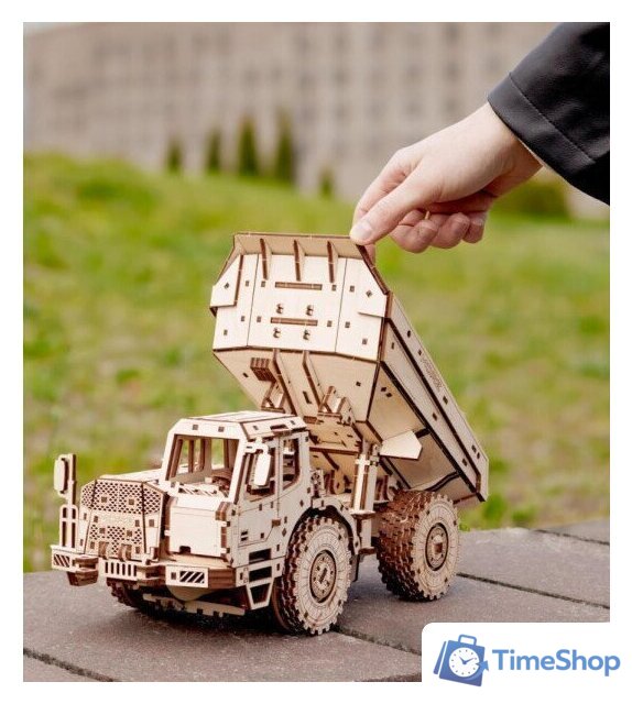 Сборная модель Eco-Wood-Art Самосвал-землевоз МоАЗ-75053 - Изображение №10 — Интернет-магазин Time-Shop