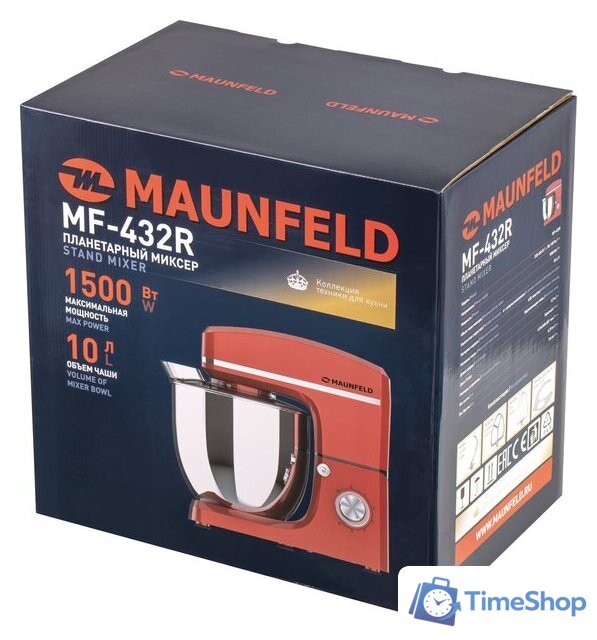 Планетарный миксер MAUNFELD MF-432R - Изображение №10 — Интернет-магазин Time-Shop