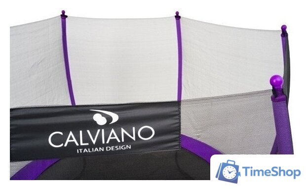 Батут Calviano Outside Master Purple 252 см - 8ft (внешняя сетка, с лестницей) - Изображение №6 — Интернет-магазин Time-Shop
