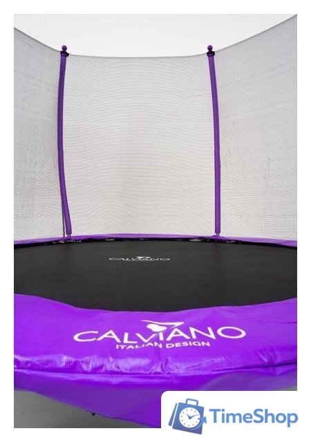 Батут Calviano Outside Master Purple 252 см - 8ft (внешняя сетка, с лестницей) - Изображение №2 — Интернет-магазин Time-Shop