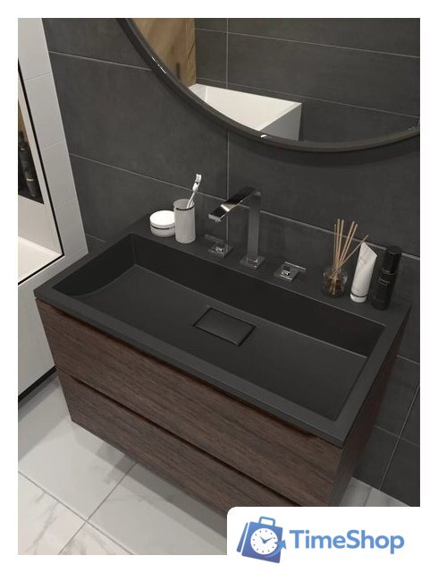 Умывальник Versalia Absolute 70 Black - Изображение №2 — Интернет-магазин Time-Shop