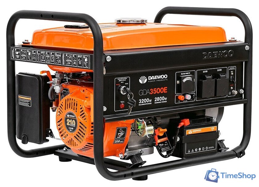 Бензиновый генератор Daewoo Power GDA 3500E - Изображение №1 — Интернет-магазин Time-Shop