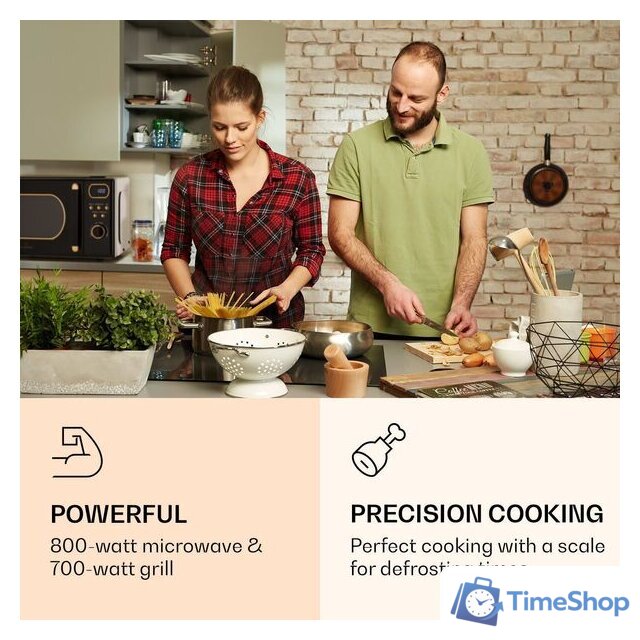 Микроволновая печь Klarstein Julieta (черный) - Изображение №2 — Интернет-магазин Time-Shop