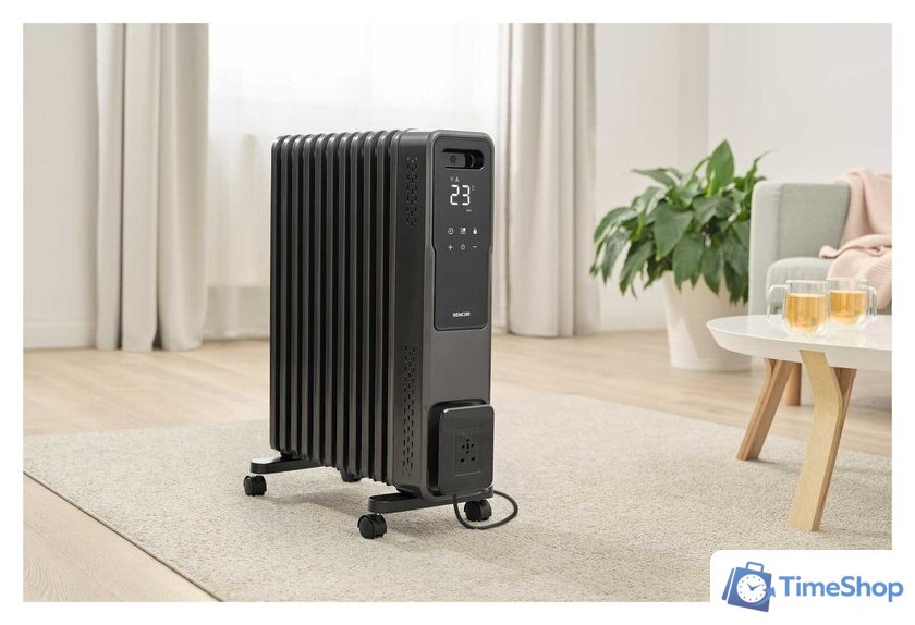 Масляный радиатор Sencor SOH 8211GY - Изображение №8 — Интернет-магазин Time-Shop