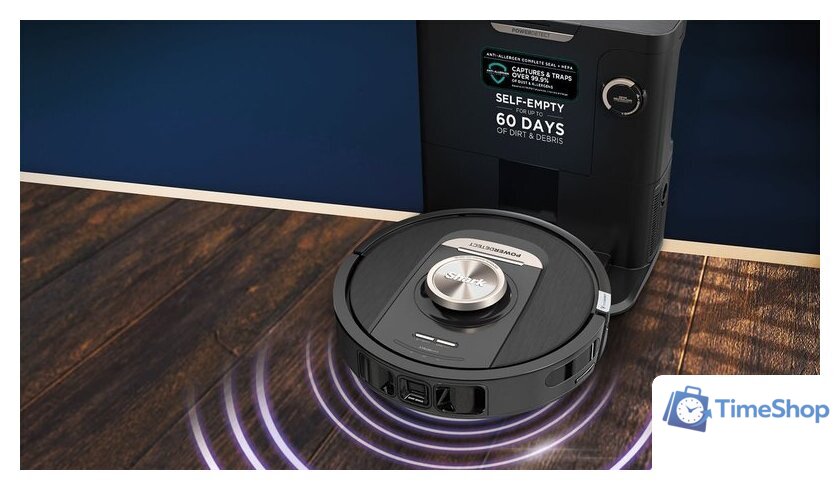 Робот-пылесос Shark PowerDetect Self-Empty RV2820VEEU - Изображение №11 — Интернет-магазин Time-Shop