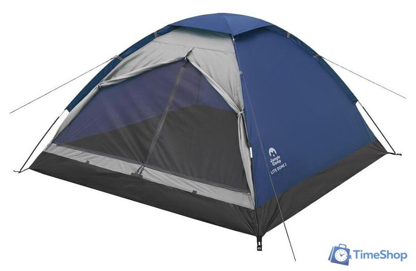 Треккинговая палатка Jungle Camp Lite Dome 3 (синий/серый) - Изображение №1 — Интернет-магазин Time-Shop